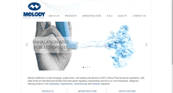 Desktop Screenshot of melodyhealthcare.com